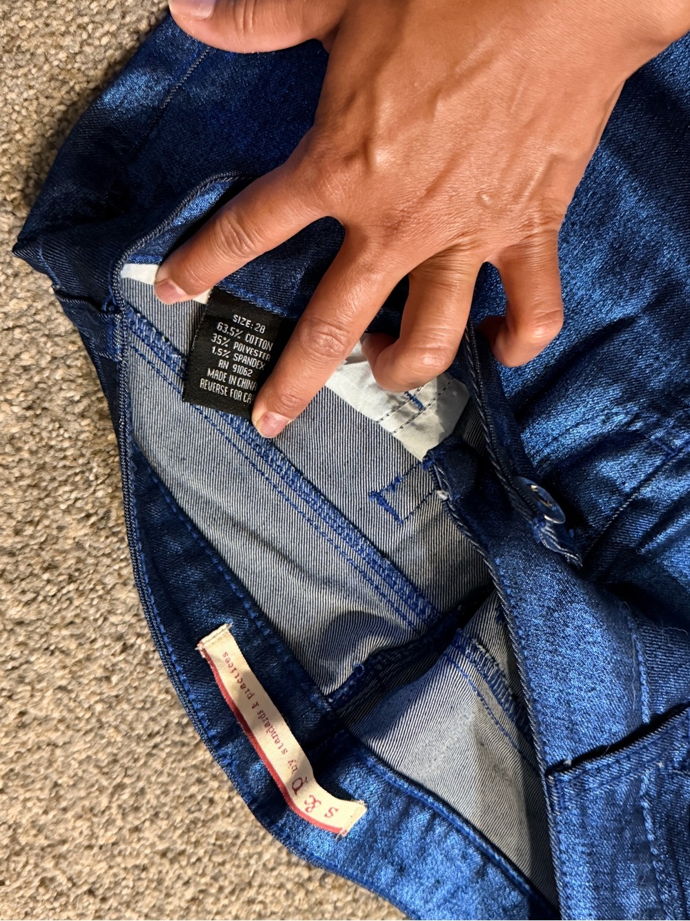 Women’s Navy slimmer Blue Stretch Jeans